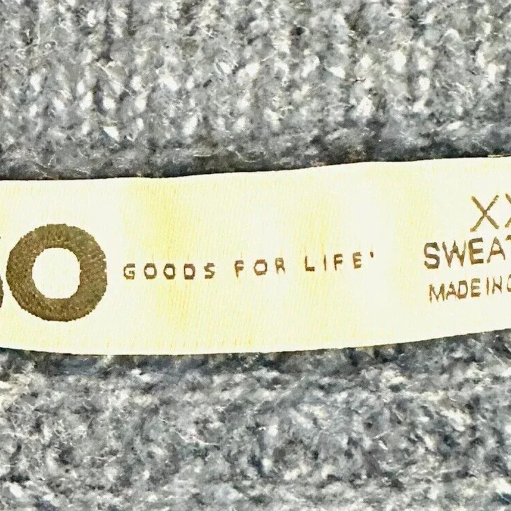 NWT SO GOODS FOR LIFE Juniors Long Sleeve V-Neck Pullover Blue Sweater Size XXL - Picture 10 of 12